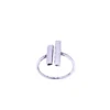 Minimalist Twin Bar 925 Silver Ring – Modern Elegance Redefined