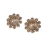 Tribal Goddess Oxidised Silver Stud Earrings – 92.5 Temple Style Heritage