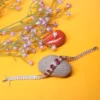Radiant Ruby Tennis Bracelet – 925 Sterling Silver with CZ Sparkle