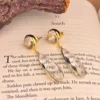 925 Silver Labradorite Drop Earrings with  Gold Plating – Hand-crafted Elegance