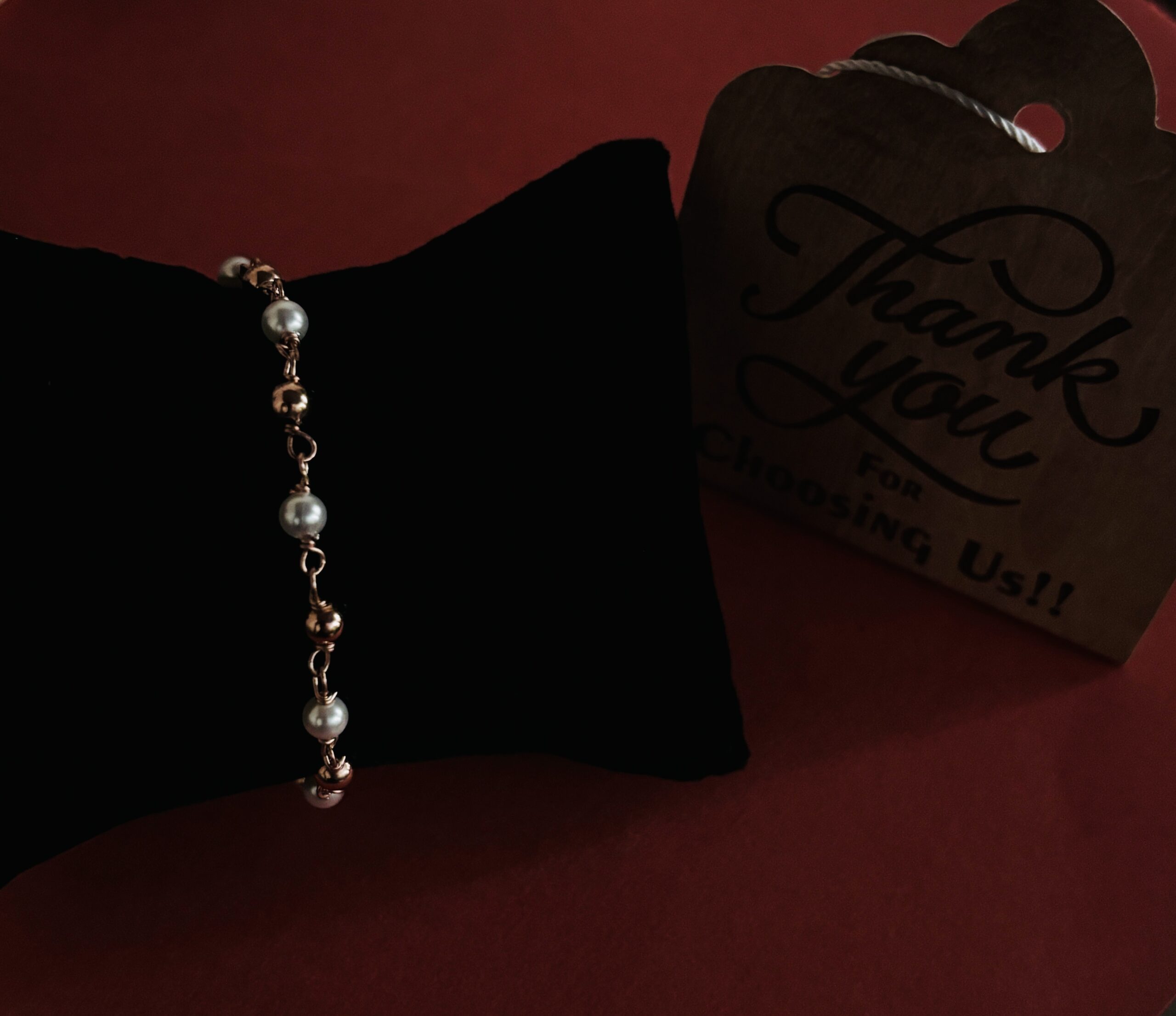 925 Sterling Silver Rose Gold Pearl Beaded Bracelet Infinity Charm Adjustable Women Gift - Image 2